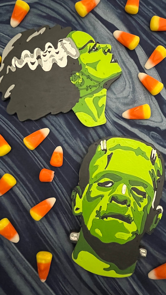 Frankenstein DIY paint by number kits for spooky season